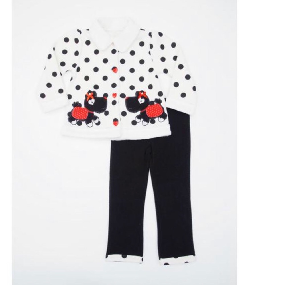 Young hearts infants  jacket & pant Scottie dogs
